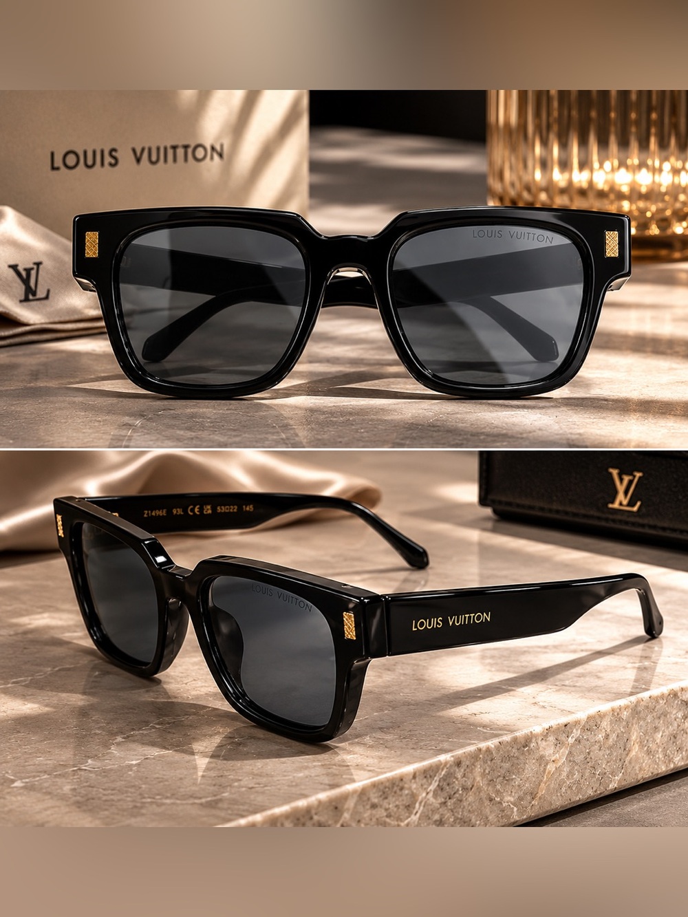 LOUIS VUITTON Square Sunglasses Limited Edition - Picture 3 of 16